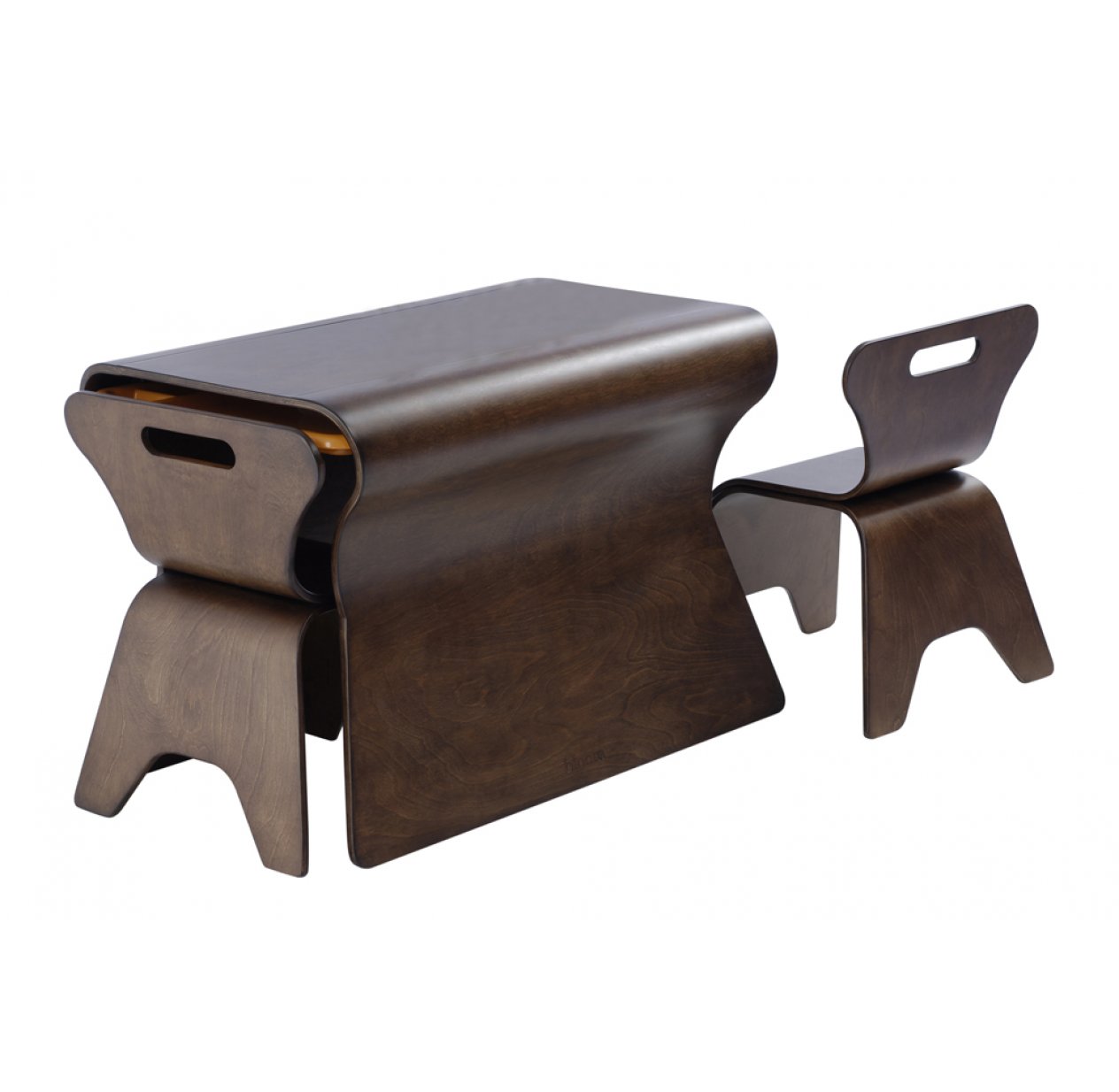 Table et chaises Otto - Wengé